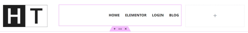 she add navigation menu 1 from Sticky Header Effects for Elementor