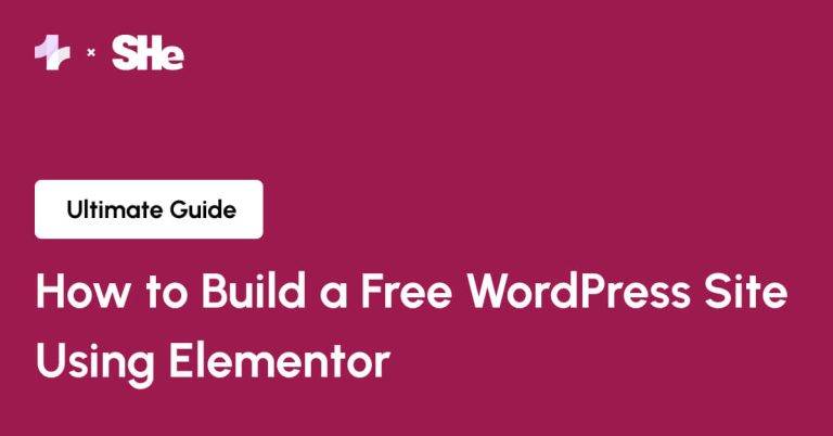 How to Build a Free WordPress Site Using Elementor from Sticky Header Effects for Elementor