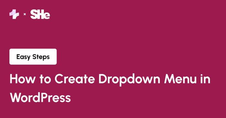 How to Create Dropdown Menu in WordPress from Sticky Header Effects for Elementor