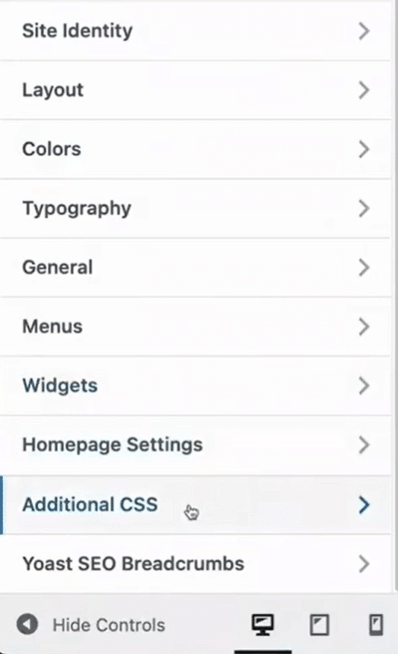 She Additional CSS Style option from Sticky Header Effects for Elementor