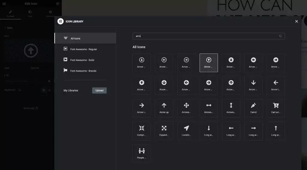 She Designing the Scroll Back to Top Button for Elementor from Sticky Header Effects for Elementor