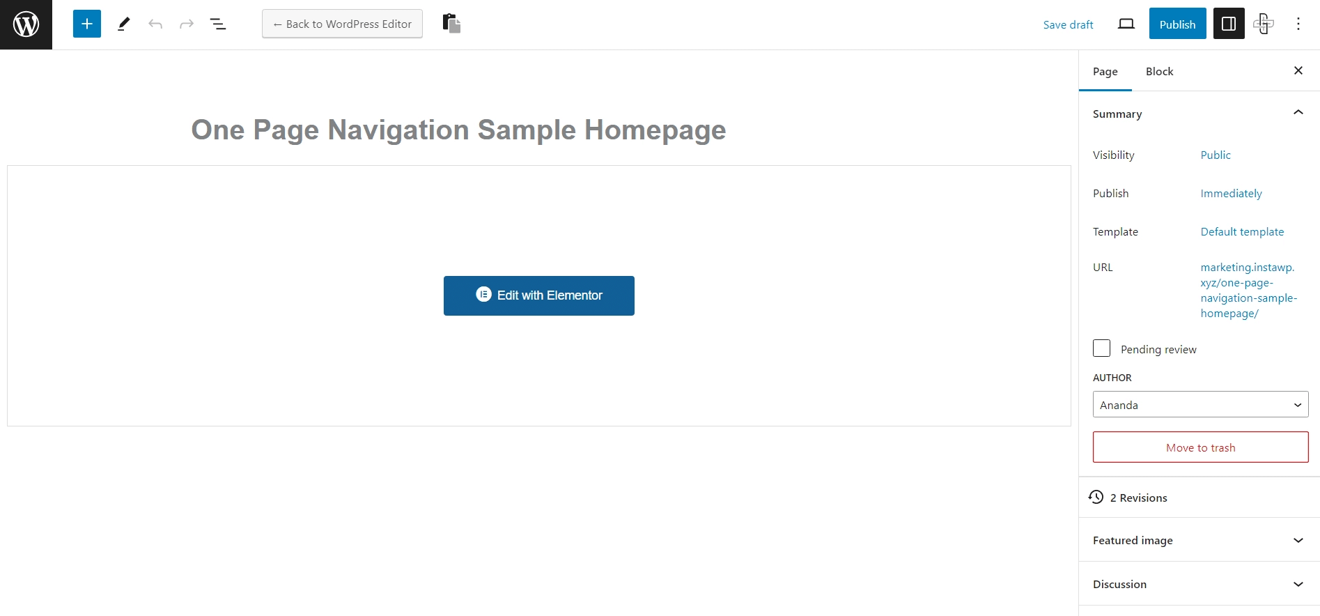 She Edit with Elementor 1 from Sticky Header Effects for Elementor
