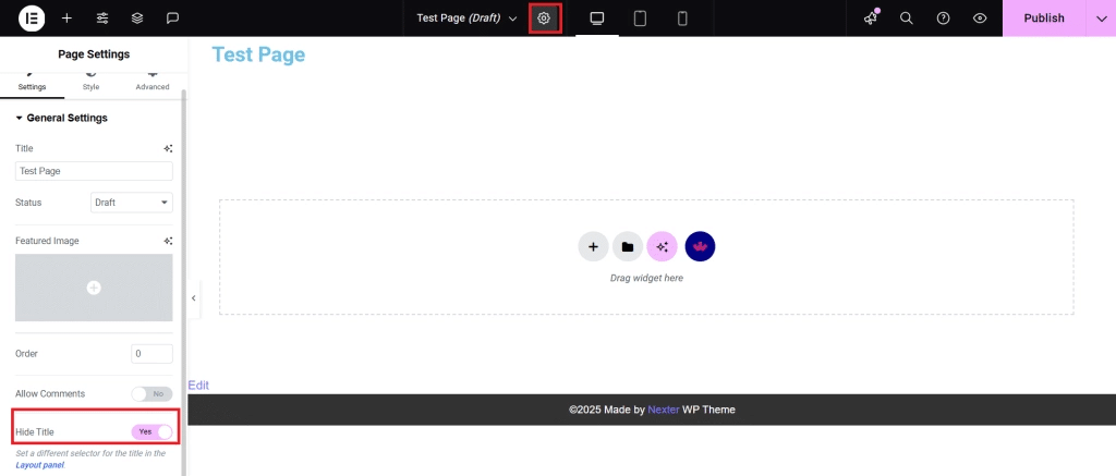She Edit with Elementor from Sticky Header Effects for Elementor