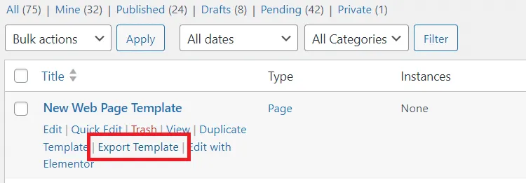 She Export Template 1 from Sticky Header Effects for Elementor