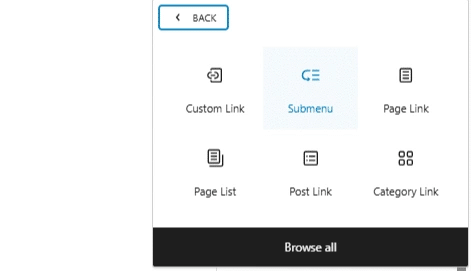 She Submenu from Sticky Header Effects for Elementor