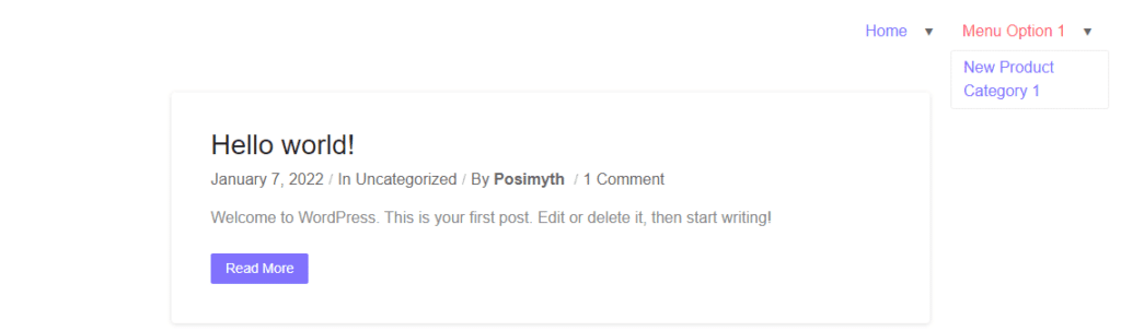she review mega menu and make additions from Sticky Header Effects for Elementor